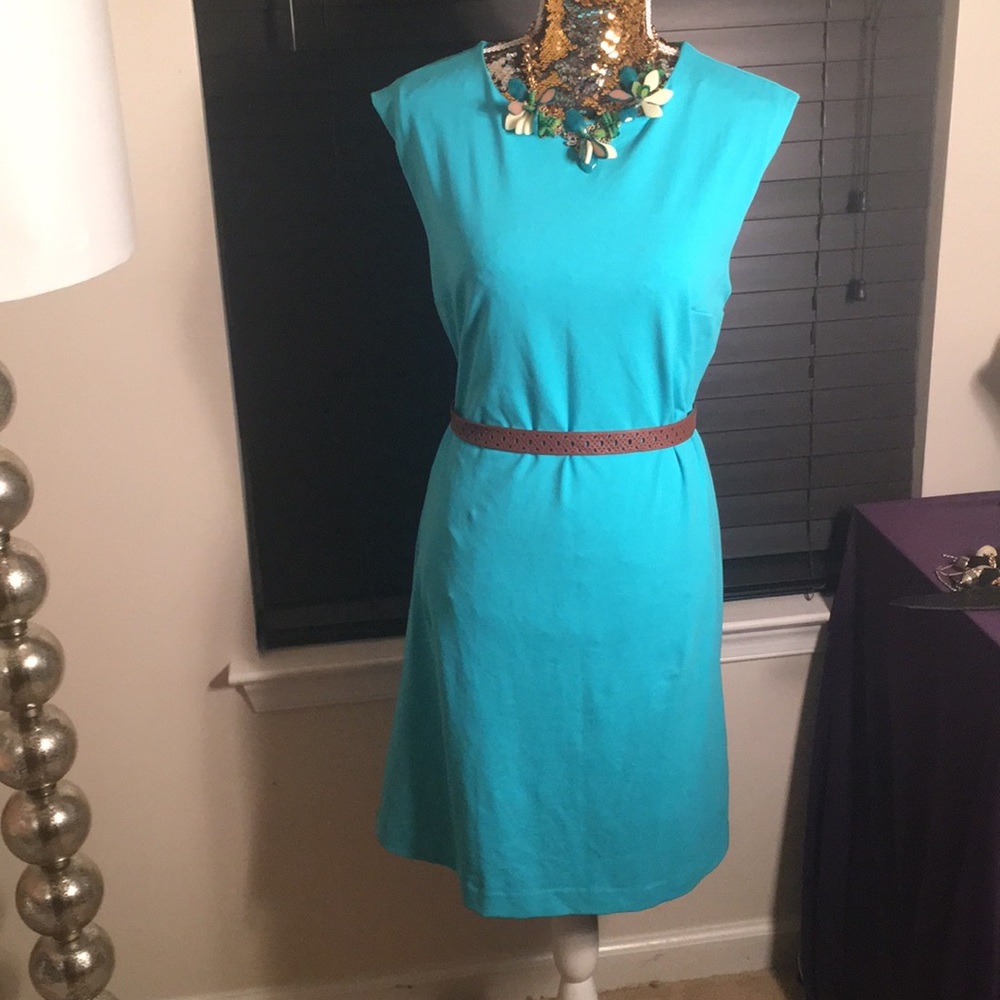 Blue dress